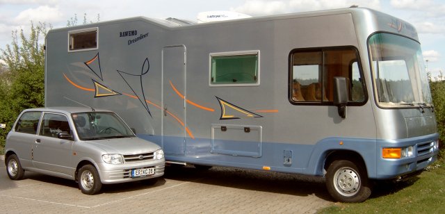 BAWEMO Dreamliner Wohnmobil, Außenansicht