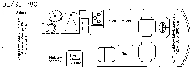 Grundriss DL/SL 780