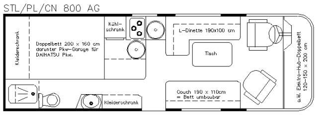 Grundriss PL 800 AG